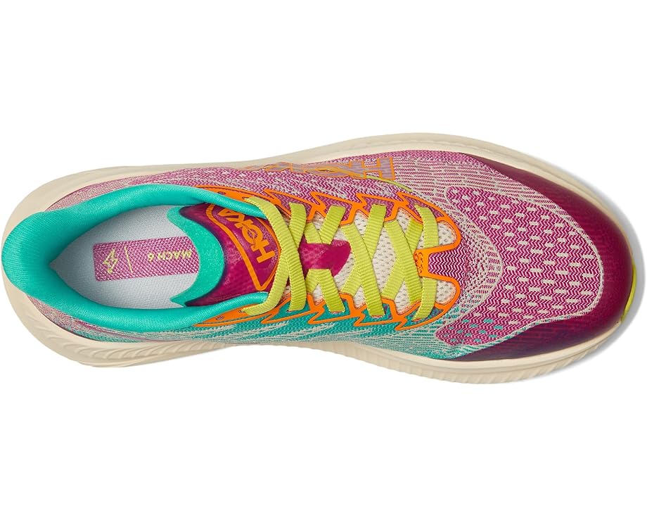 Детские кроссовки Hoka Mach 6 с текстильным верхом и промежуточной подошвой EVA