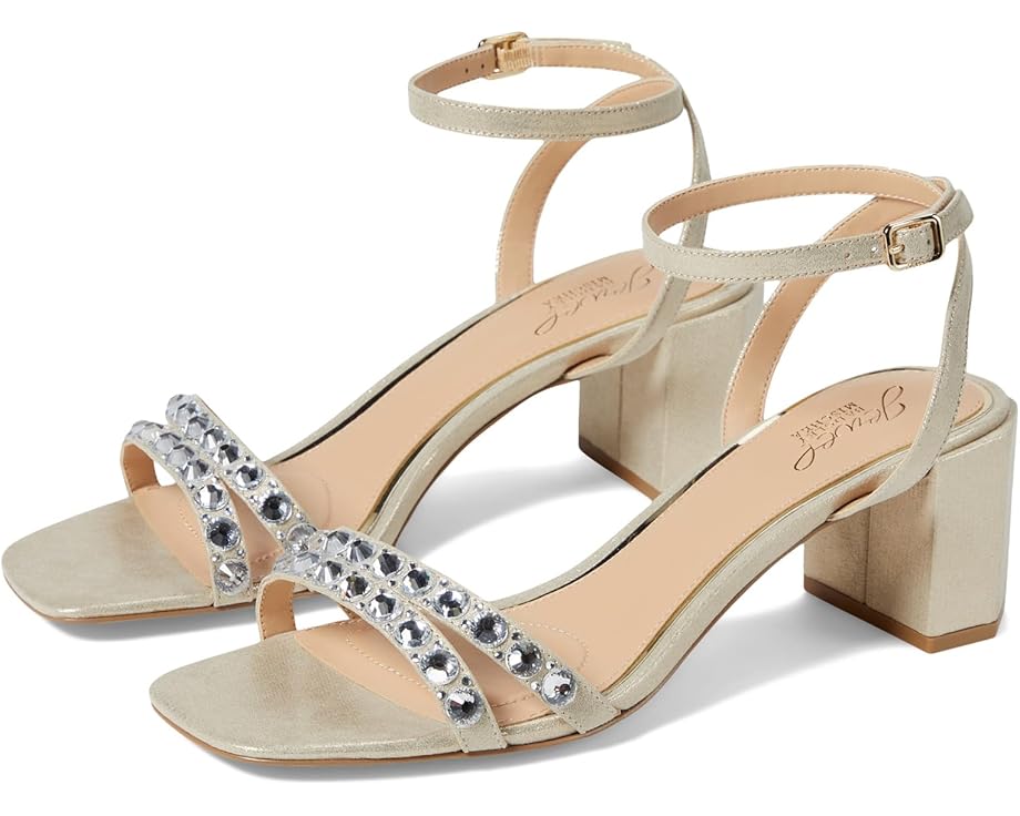 Туфли Jewel Badgley Mischka Honor на блочном каблуке с квадратным носком