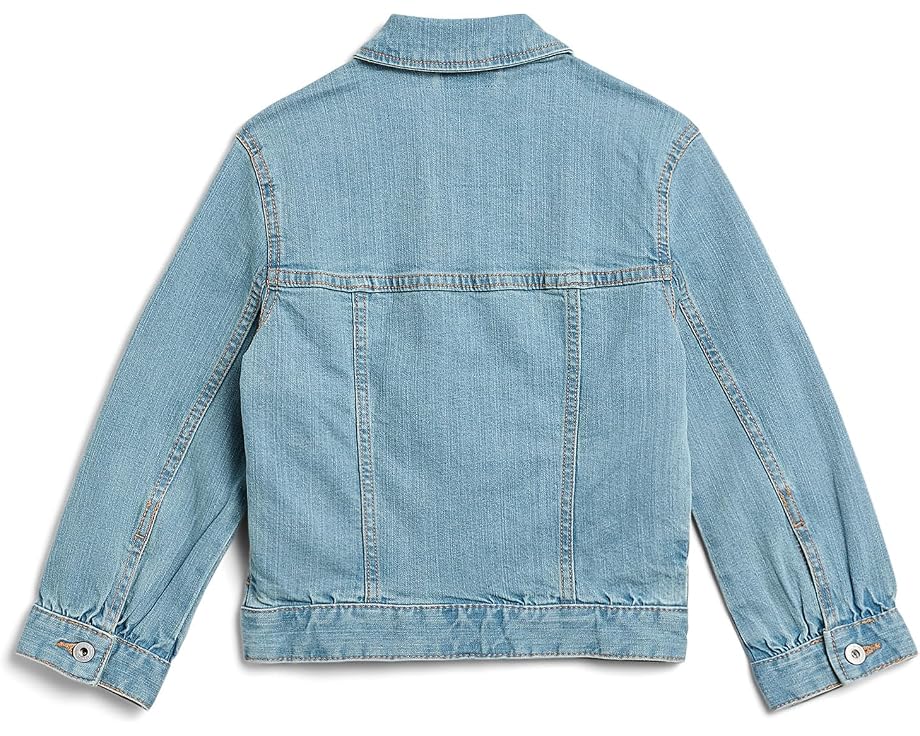Джинсовая куртка с вышивкой abercrombie kids для детей