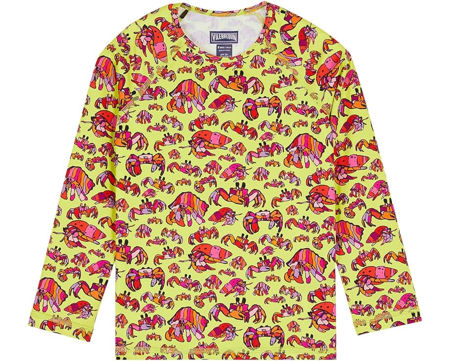 Рашгард Vilebrequin Kids Swim Jersey Stretch Hermit Crabs с принтом раков-отшельников
