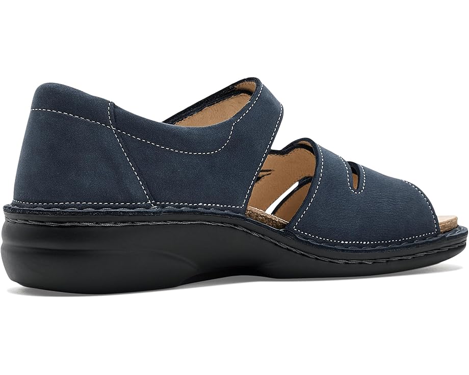 Сандалии Finn Comfort Biella-S Marine Nomad с кожаным верхом и анатомической стелькой