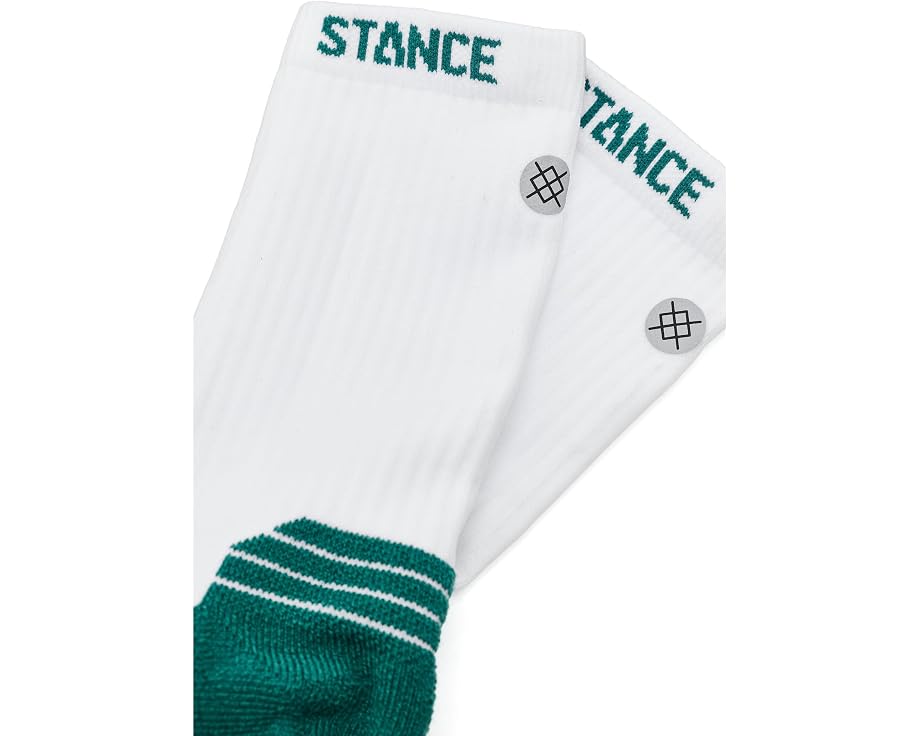 Носки Stance Fairway Ribbed Crew с белыми ребристыми манжетами