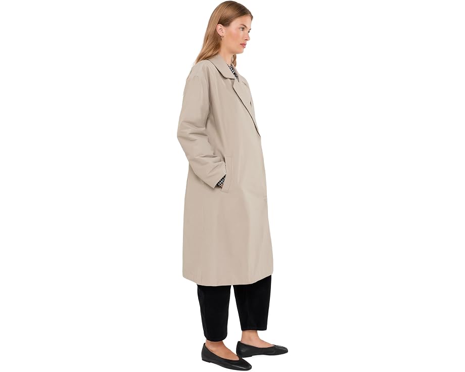 Стеганый тренч Eileen Fisher Petite из хлопка и нейлона