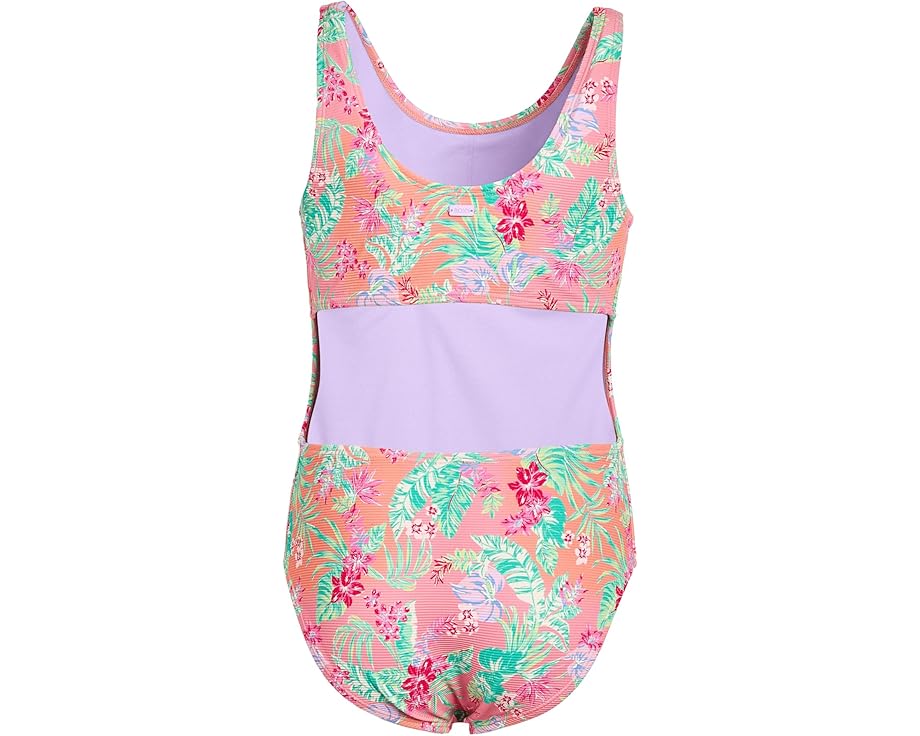 Детский цельнокройный купальник Roxy Kids Coastal Breeze с цветочным принтом