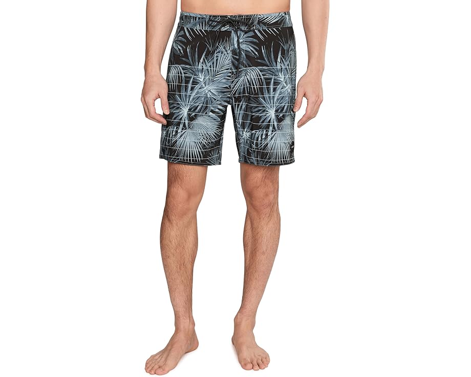 Плавки RVCA Steady Stripe Trunk с карманами на молнии и шнурке