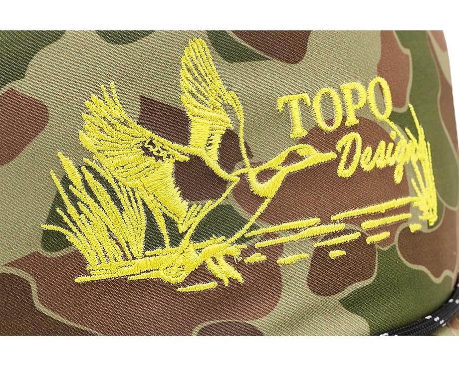 Кепка Topo Designs Twill Rope с козырьком в камуфляже