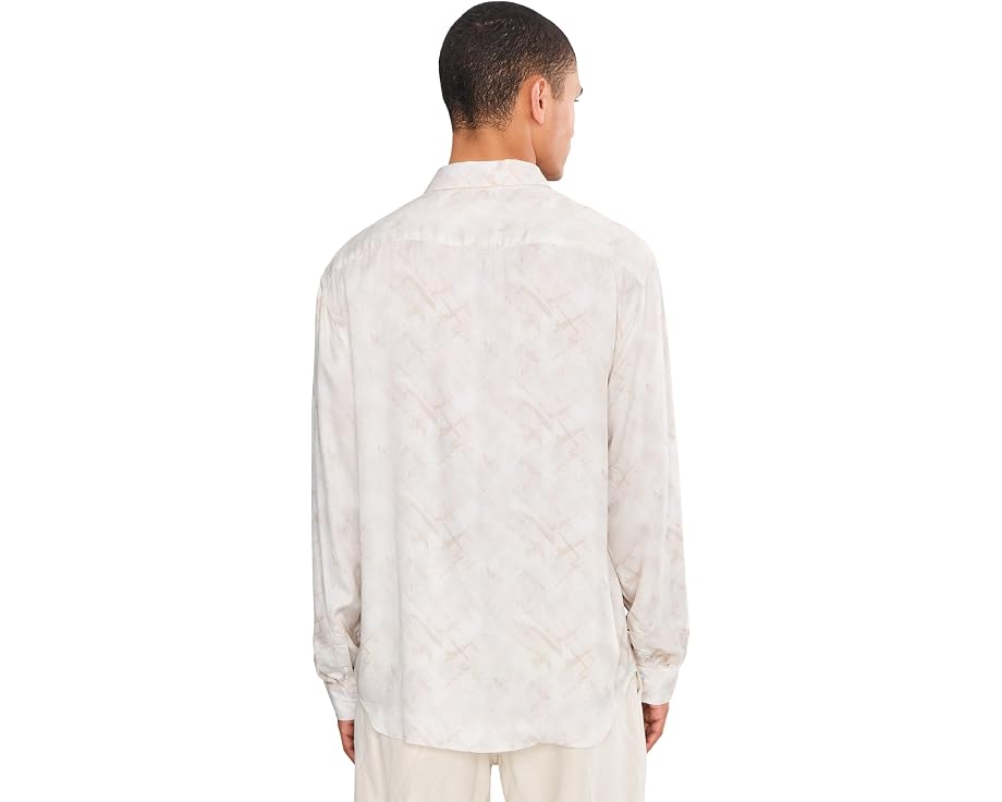 John Varvatos рубашка Rodney W673W26 из модала с геометрическим узором