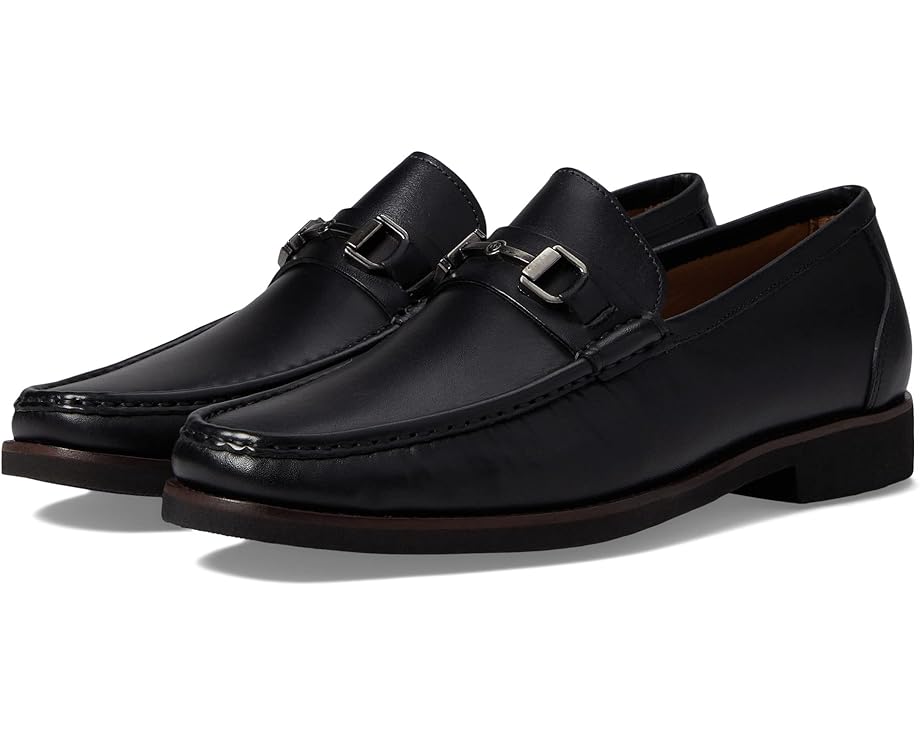 Лоферы Peter Millar Crown Leather Bit с металлической пряжкой и кожаной подкладкой