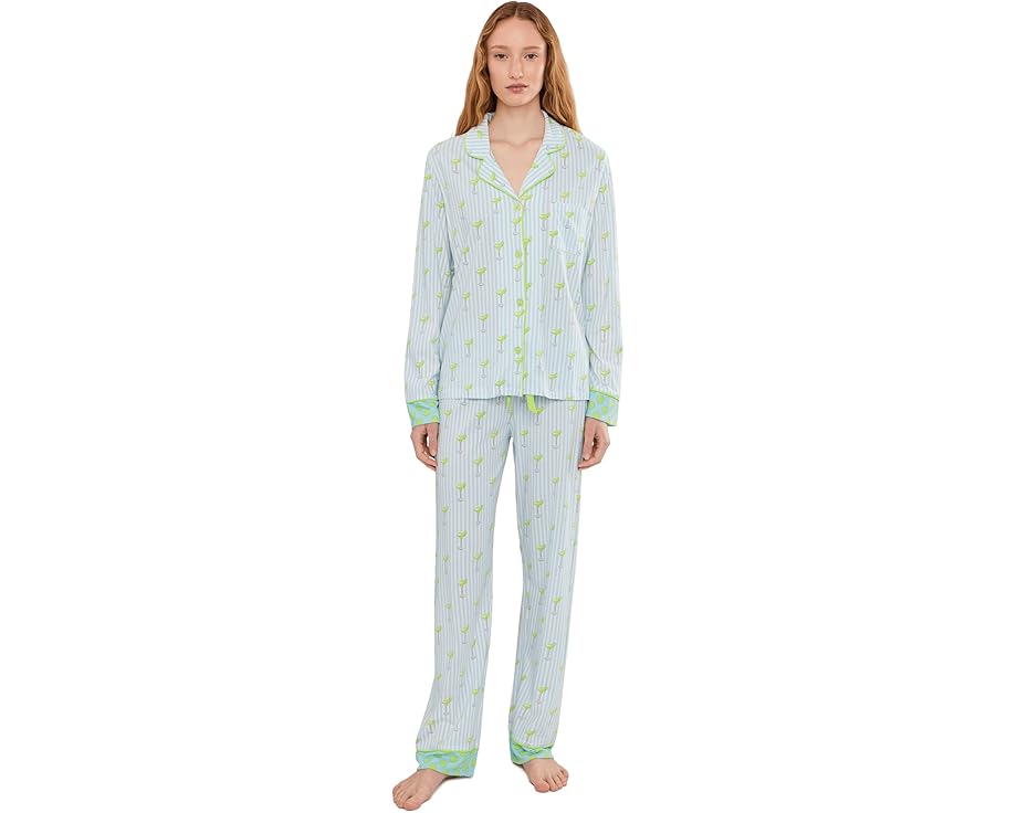 P.J. Salvage пижамные брюки Playful Prints с регулятором