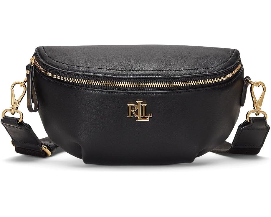 Поясная сумка Lauren Ralph Lauren из натуральной кожи с регулируемым ремнем