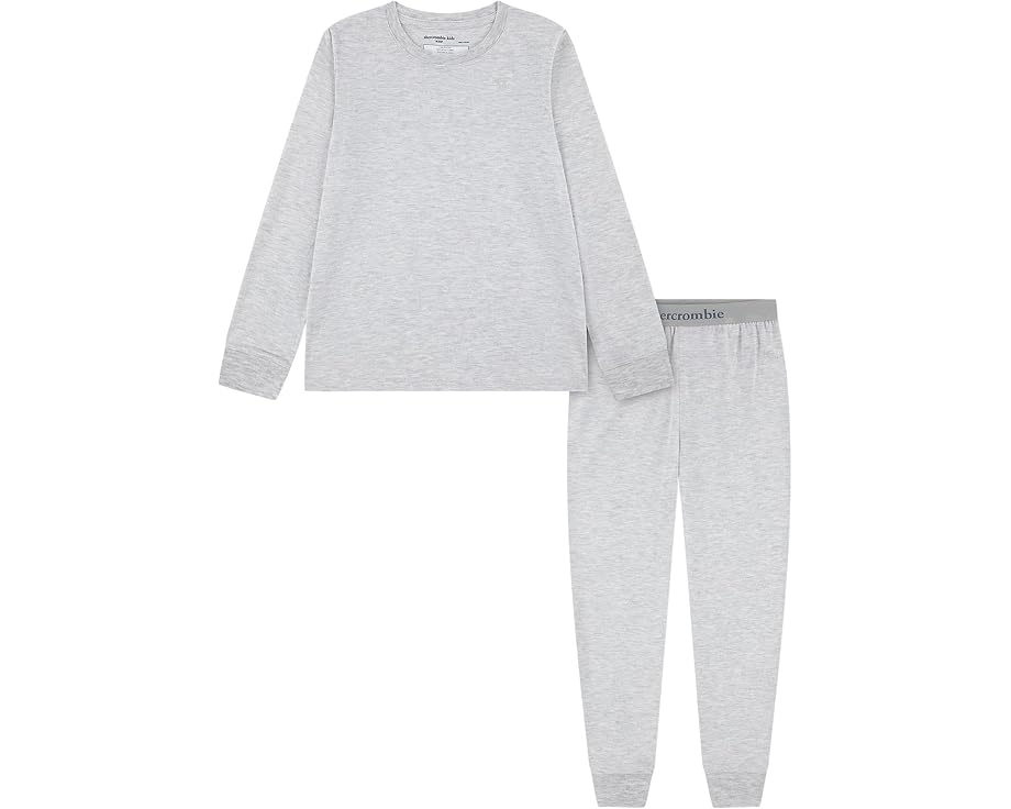 Пижамный комплект Abercrombie & Fitch Core с длинным рукавом и джоггерами