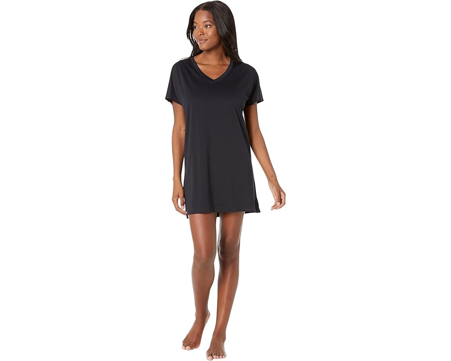 Рубашка Hanro Laura Big Shirt из смеси хлопка и модала свободного кроя