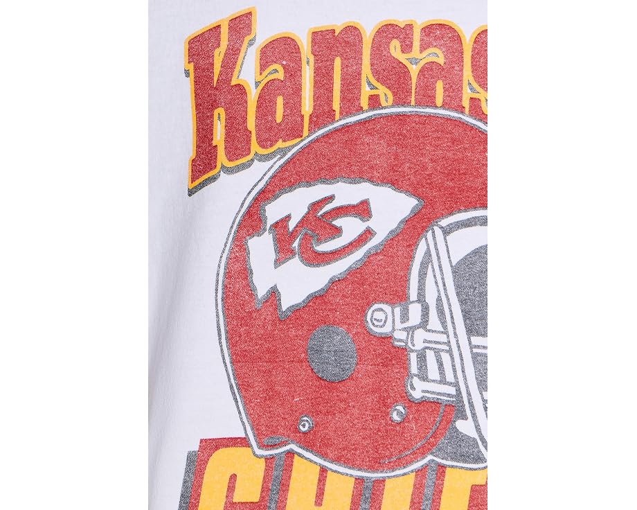 Junk Food Clothing футболка NFL Kansas City Chiefs Throwback Helmet