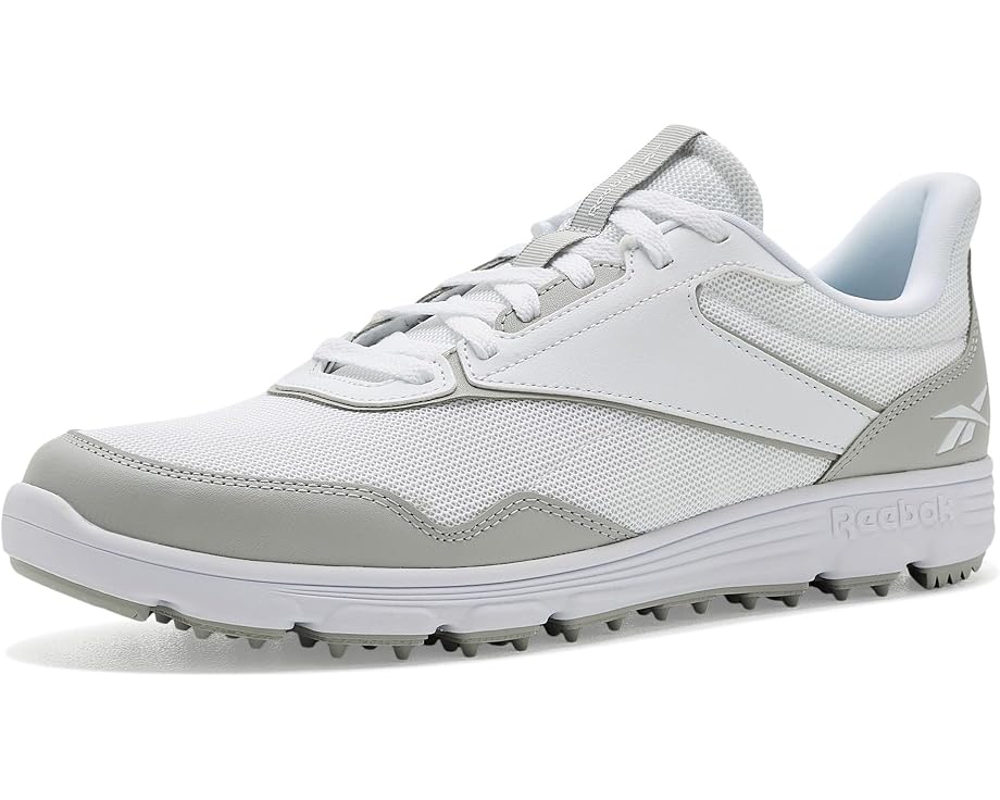 Кроссовки Reebok Course Ease для гольфа белые с серыми вставками