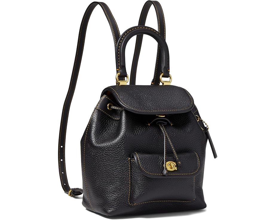 Soft Pebble Leather Riya Backpack 21