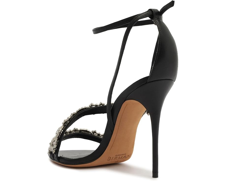 Босоножки Alexandre Birman Aurora Crystal Sandal 100 на высоком каблуке с кристаллами