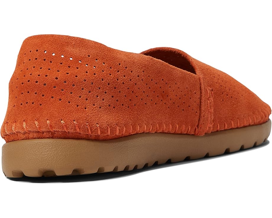 Тапочки Addison Suede Moc Acorn из замши с перфорацией