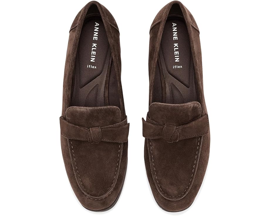 Лоферы Anne Klein Bowie slip on с бантом из замши