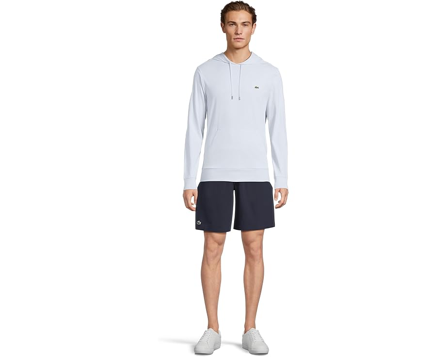Толстовка Lacoste с капюшоном из хлопкового джерси