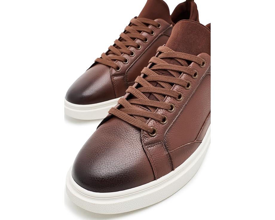 Кроссовки Steve Madden Panthr мужские на платформе из кожи цвета коньяк
