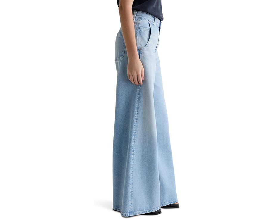 AG Jeans Джинсы Posey с завышенной талией и суперширокими штанинами в цвете Allusion