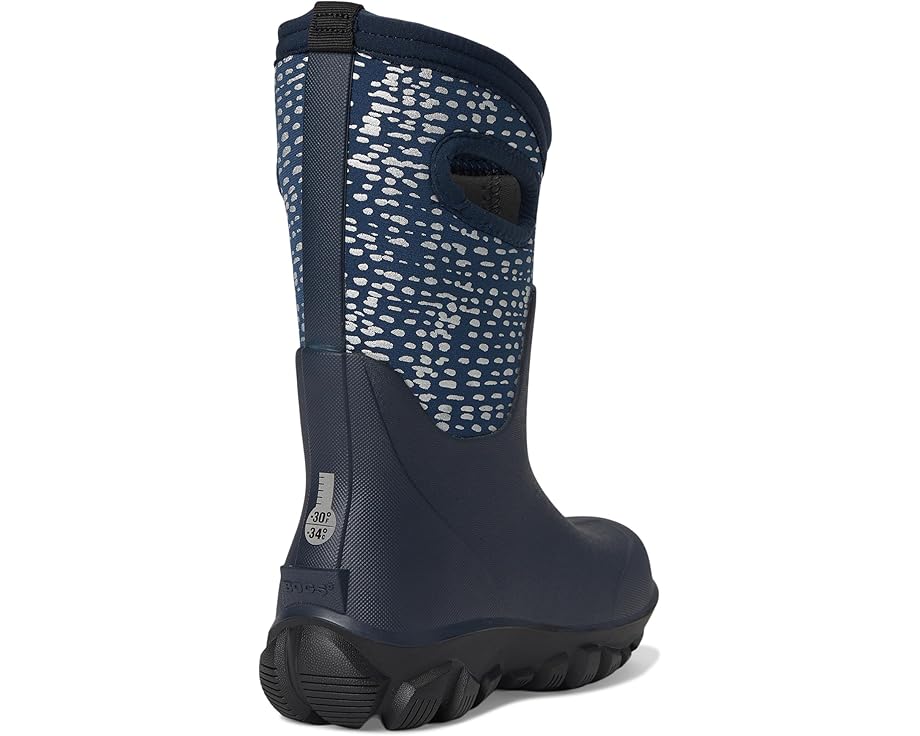 Детские сапоги Bogs Kids Classic Seamless с блестящим точечным принтом