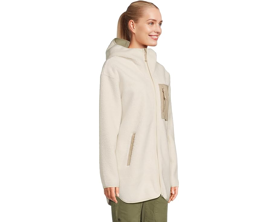 Длинная куртка Fjällräven Vardag Pile Fleece с капюшоном из переработанного полиэстера