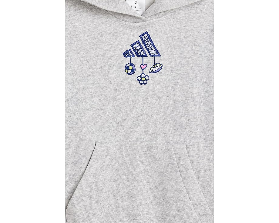 Худи Adidas с принтом для подростков