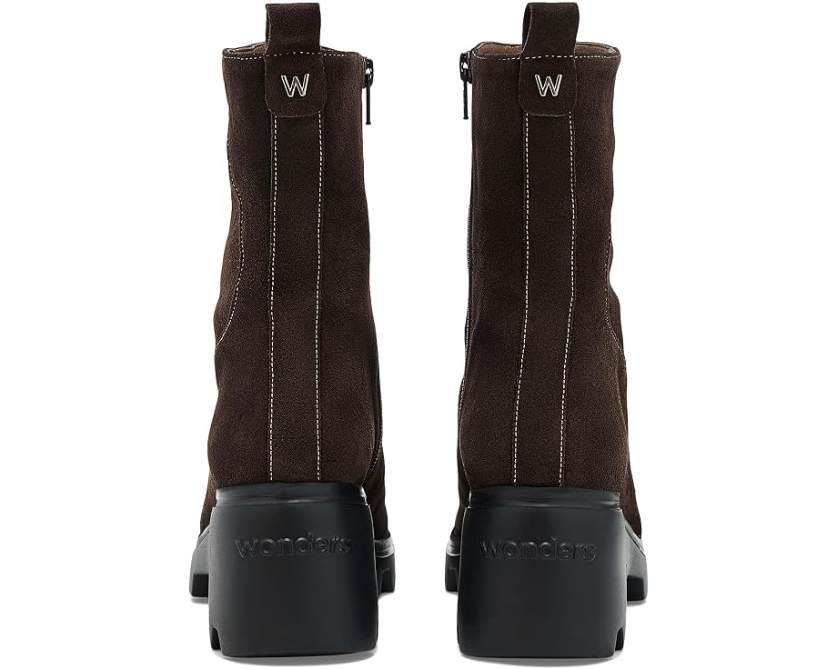 Wonders G-7033 женские сапоги из замши на каблуке