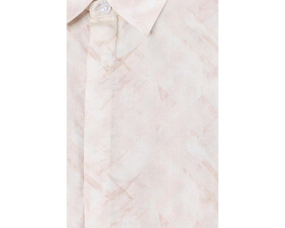 John Varvatos рубашка Rodney W673W26 из модала с геометрическим узором