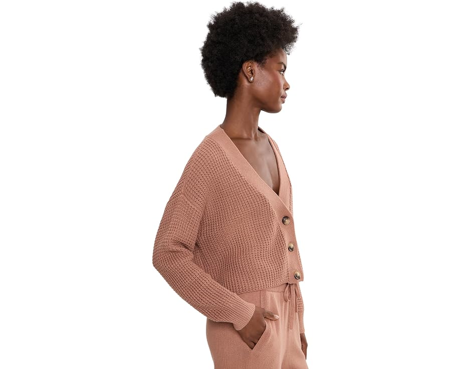 Вязаный укороченный кардиган Eberjey Recycled Sweater Crop Cardi