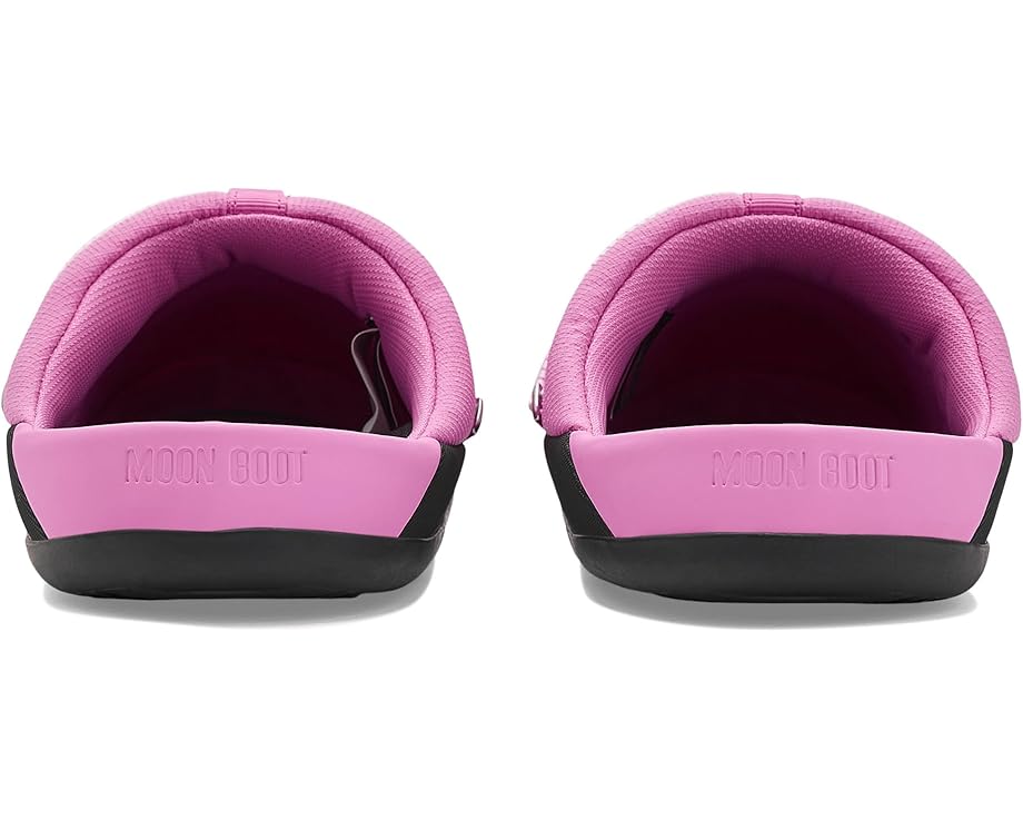 MOON BOOT Soft Slipper мягкие тапочки с гладкой кожей и удобной стелькой