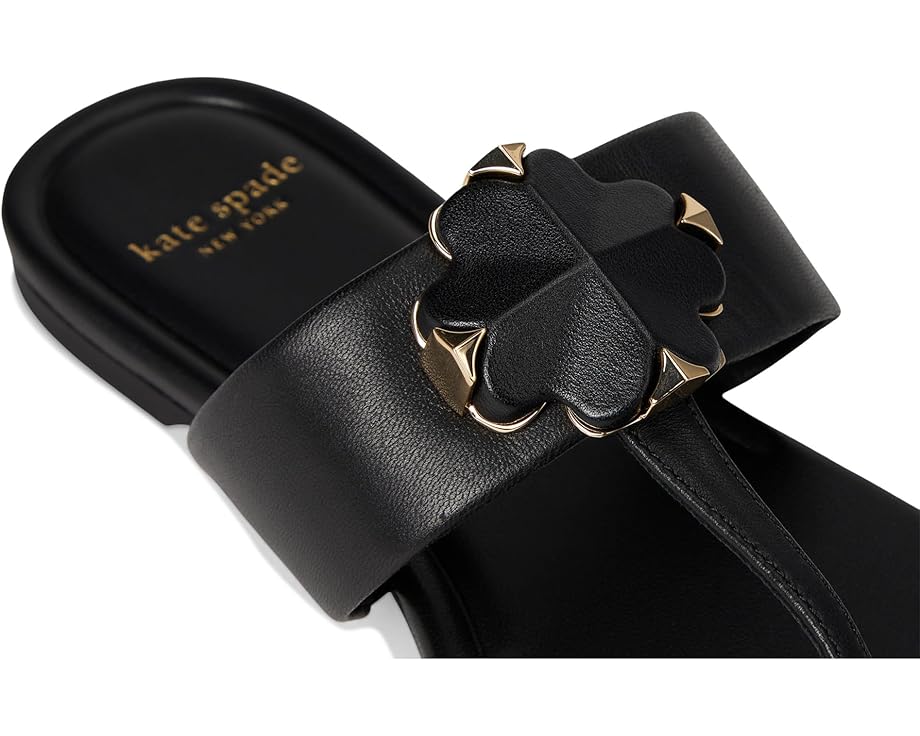 Kate Spade New York сандалии Spade Flower с цветочным мотивом на кожаной подошве