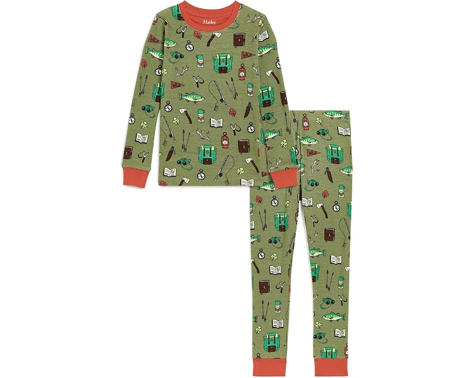 Пижама Outdoor Explorer Cotton Rib из органического хлопка от Hatley