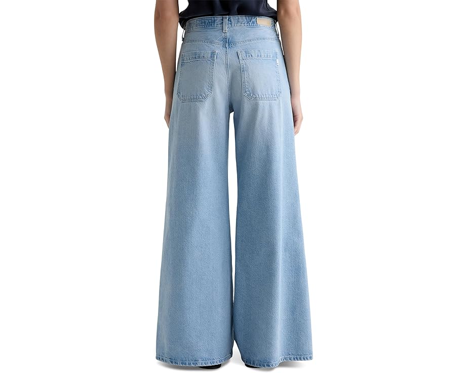 AG Jeans Джинсы Posey с завышенной талией и суперширокими штанинами в цвете Allusion