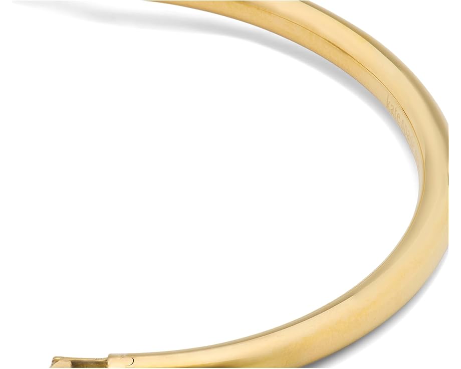 Позолоченный браслет Double Knot Pave Hinged от Kate Spade New York