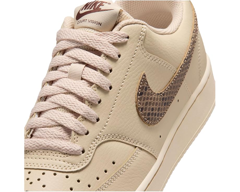 Кроссовки Nike Court Vision Low из искусственной кожи с перфорацией