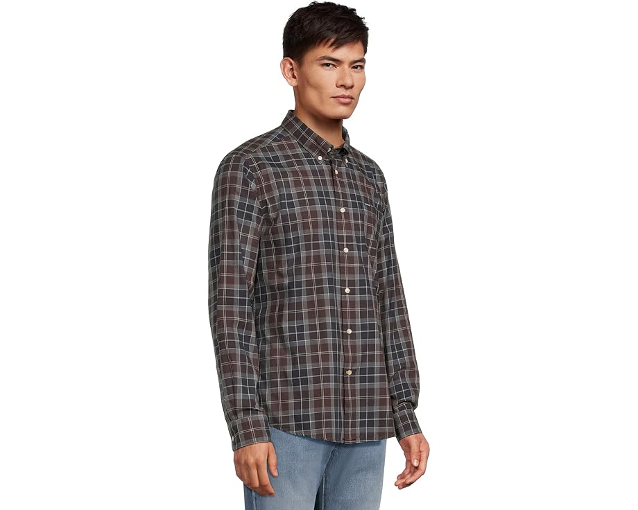 Рубашка Barbour Wetheram Tailored Tartan в клетку с классическим кроем