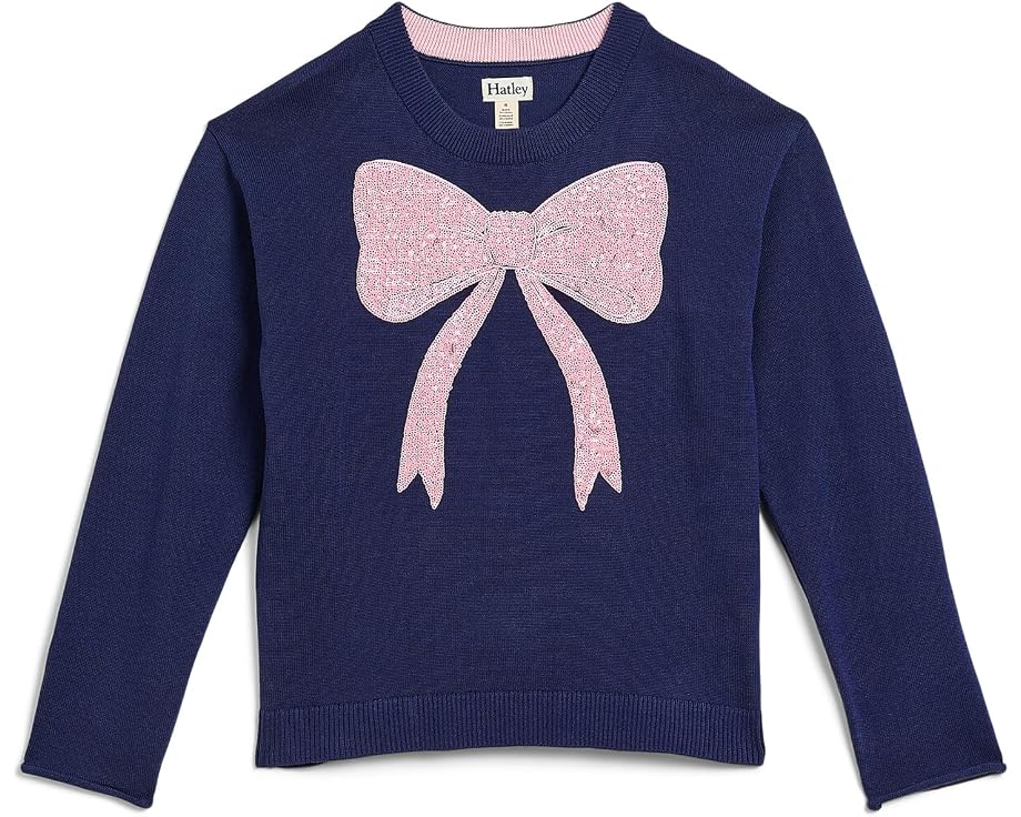 Свитер Hatley Pink Bow Sequin с бантом и пайетками