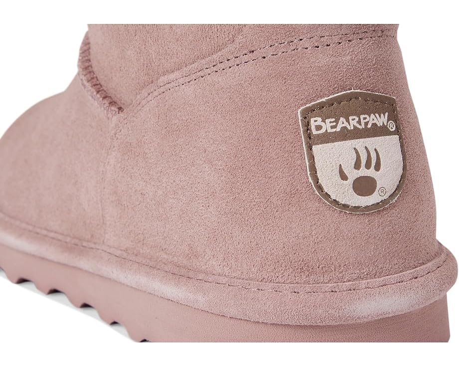 Сапоги Super Shorty Bearpaw из замши с овечьей шерстью и съемной стелькой