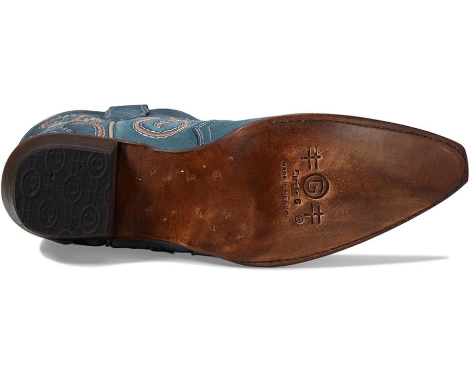 Сапоги Frye L6068 с вышивкой и состаренной кожей