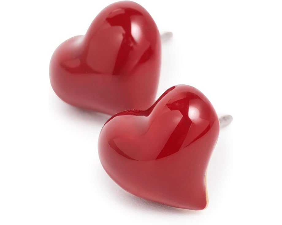 Серьги-гвоздики Amour от Kate Spade New York в форме сердца