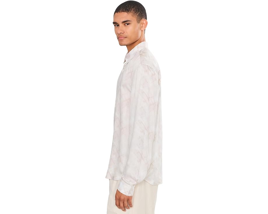 John Varvatos рубашка Rodney W673W26 из модала с геометрическим узором
