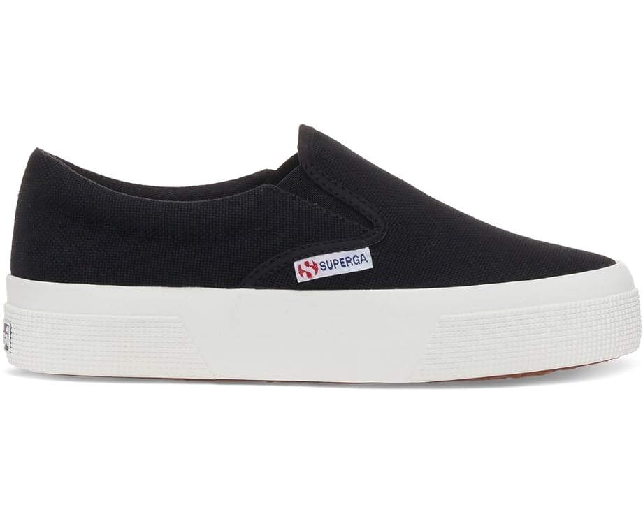Superga 2740 платформенные слипоны из хлопкового канваса