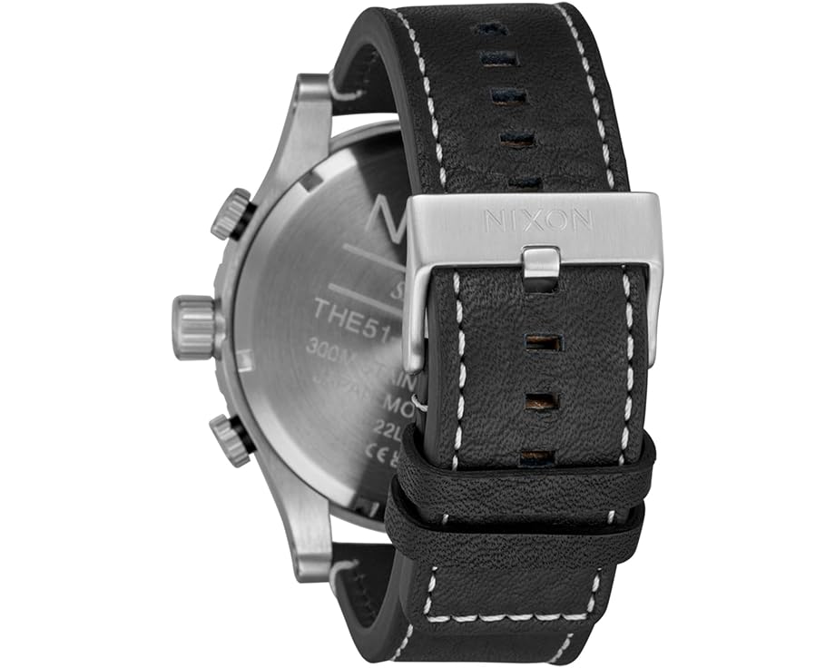 Наручные часы Nixon 51-30 Chrono Leather с хронографом и водозащитой 30 ATM