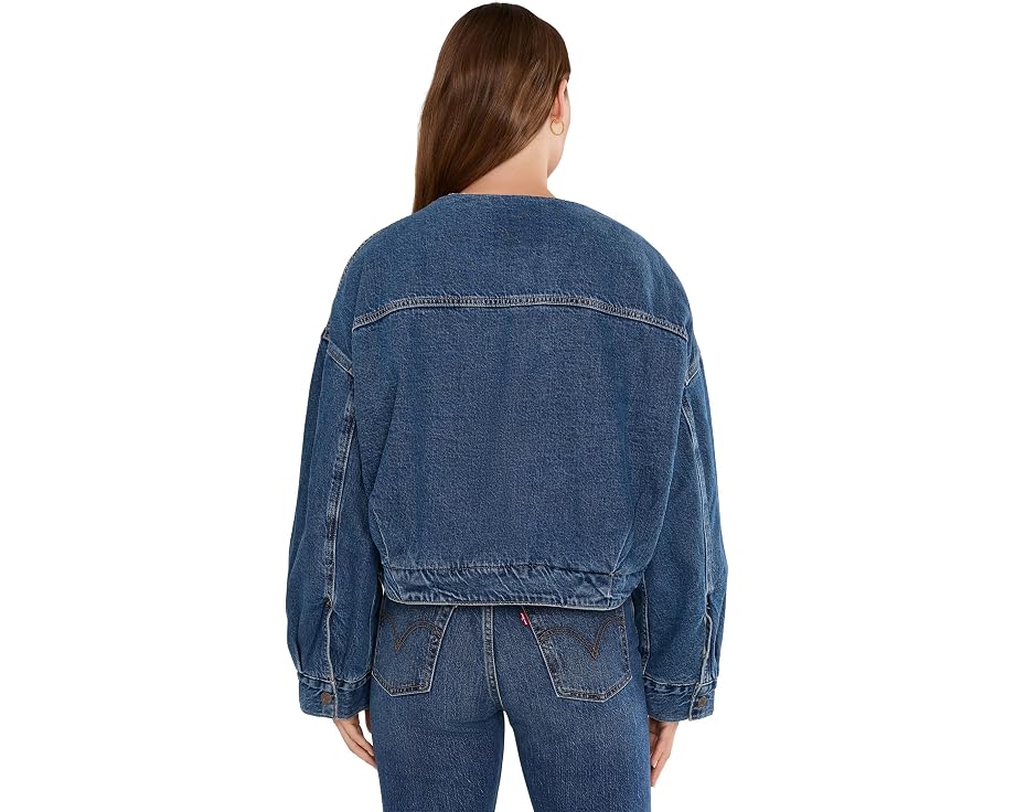 Levi's® Джинсовая куртка Collarless Crop Sherpa Trucker