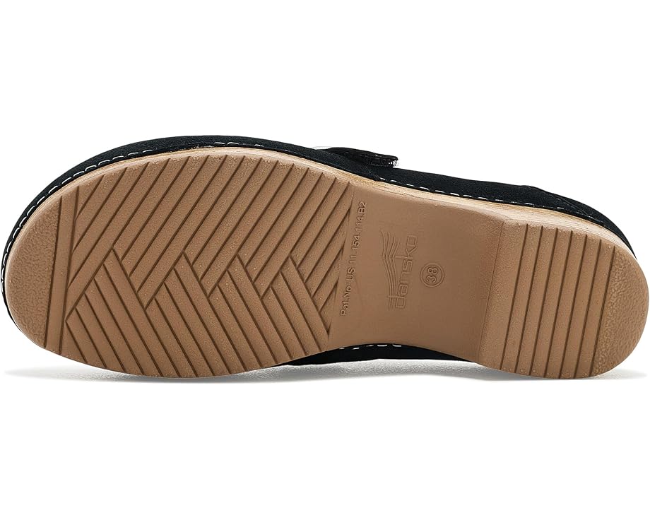 Клогги Dansko Branson из замши с пряжкой и регулируемым ремешком