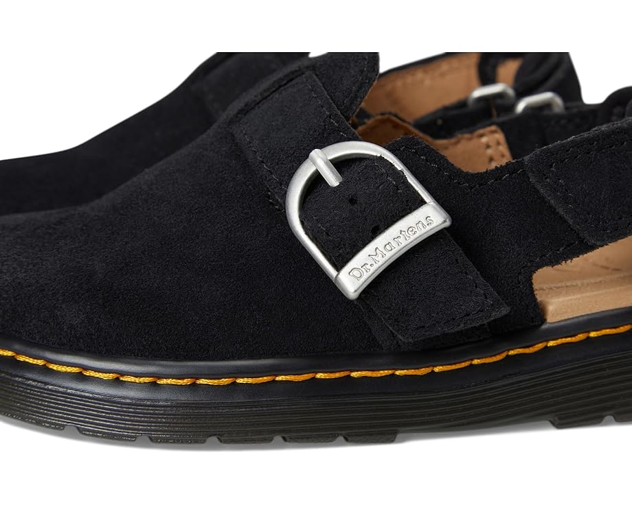 Dr. Martens Jorgie T мюли для детей из замши с регулируемой пряжкой