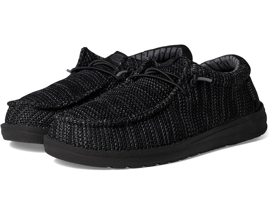 Детские слипоны Hey Dude Wally Stretch Sox с технологией Flex & Fold и съемной стелькой