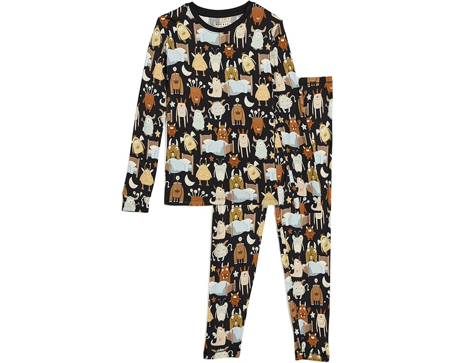 Детская пижама Kickee Pants с принтом и длинным рукавом